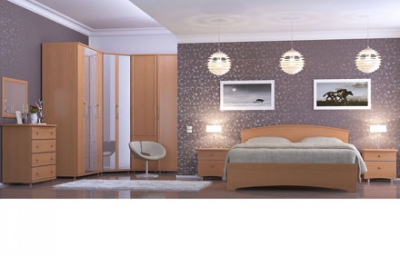 Спальня «Лира» (цвет бук)